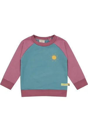 loud + proud Colorblock, GOTS-Zertifiziert Maglia di Tuta, , 74 cm/80 cm Bambina
