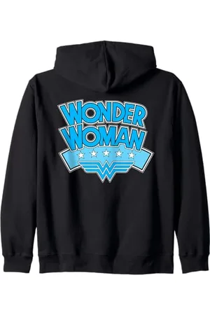 DC Comics Originals DC Wonder Woman Girl Power Hero Fumetto Vintage Classico Felpa con Cappuccio