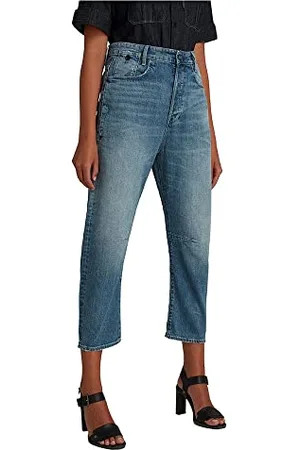 G-Star Donna C-Staq 3D Boyfriend Cropped Jeans, (faded tide D17870-C779-C460), 26W / 30L