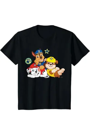Paw Patrol Bambino - Chase Marshall Rubble Maglietta