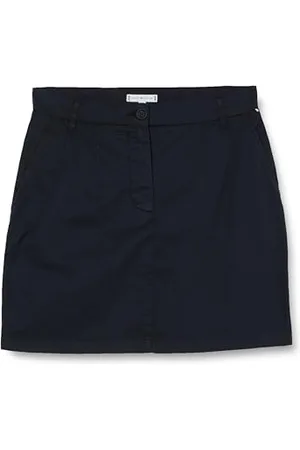 Tommy Hilfiger Gonna Donna Cotton Chino Skirt Minigonna, (Desert Sky), 42