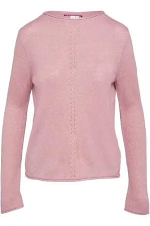 QS by s.Oliver 2158408 Maglione con Colletto Alto e Bordi arrotolati, , M Donna