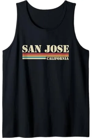Graphic Club Inc. San Jose - California - Vintage / Retro Stripes - Classic Canotta