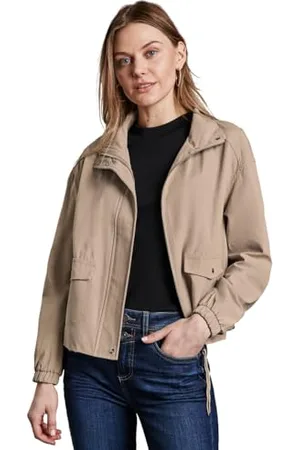 Street one A212367 Giacca Corta con Colletto Alto, Beige Deserto, 52 Donna