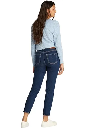 Tommy Hilfiger Donna Jeans Slim Cigarette Ace Vita Alta, Blu (Ace), 32W/31L