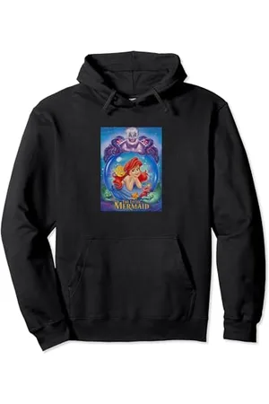 Disney The Little Mermaid Ariel And Ursula Poster Felpa con Cappuccio