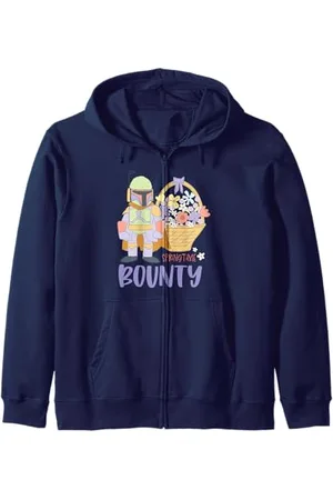 STAR WARS Spring Time Cute Bounty Boba Pastel Colors Logo Felpa con Cappuccio