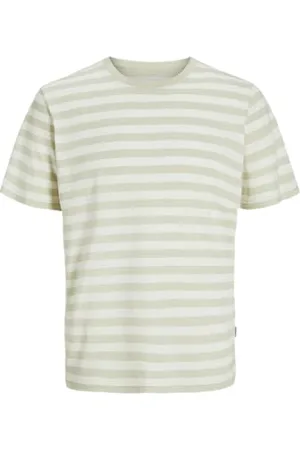 JACK & JONES Jorvarenna Stripe Tee SS Crew Neck, , L Uomo