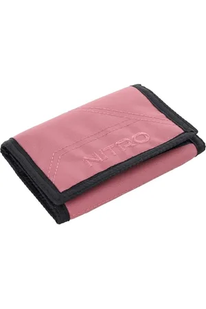 Nitro Wallet, Portafogli Unisex-Adulto, Rosa in Legno, 10x14x1