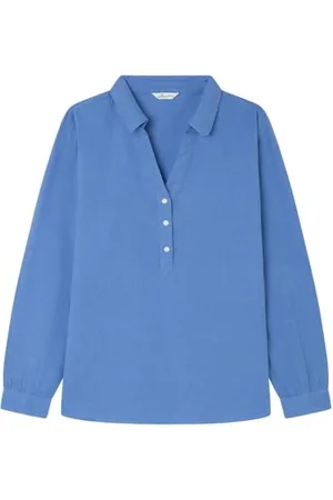 Springfield 7.t.Camisa Lino Polera Camicia, , 44 Donna