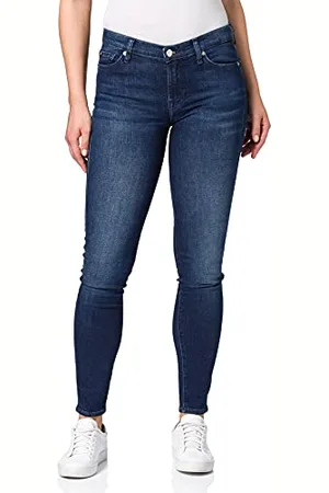 7 for all Mankind The Skinny Dark Blue Jeans, , 29 W/30 L Donna