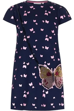 Salt & Pepper BY KIDS PARK Girls Jersey Dress Pocket Vestito da Gioco, , 140 Bambina