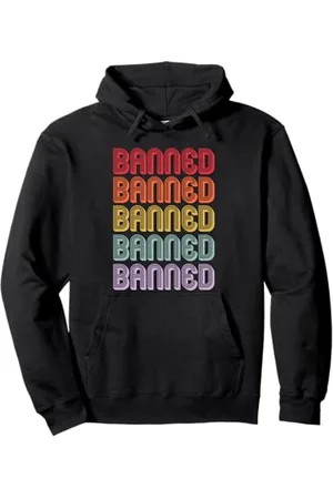 Banned Retro Vietato Felpa con Cappuccio