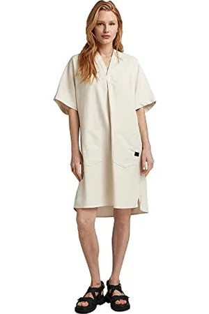 G-Star Donna Comfy Tunic Dress, (ecru D22873-D299-159), M