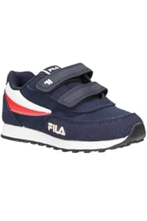 Fila Orbit Revolution Velcro TDL, Scarpe da Ginnastica Unisex-Bambini, Navy, 26 EU