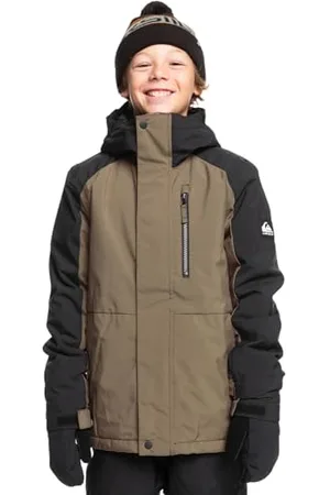 Quiksilver Mission Block Youth Jk Snow Jacket per Ragazzo - - 16 Anni