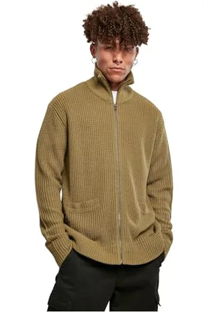 Urban classics Zip Cardigan Maglia di Tuta, , L Uomo