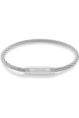 Calvin Klein Braccialetto in Metallo Intrecciato da Uomo Collezione MODERN GRID in Acciaio Inossidabile - 35000419