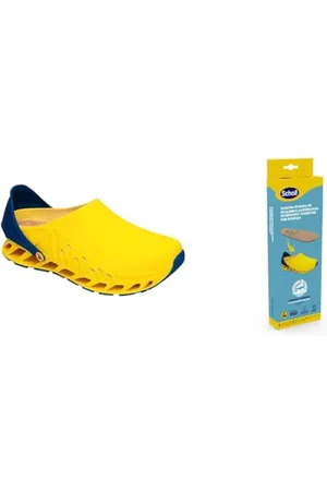 Scholl Evoflex Giallo Solette Antistatiche PRO in Memory Cushion per Evoflex - Giallo/Nero