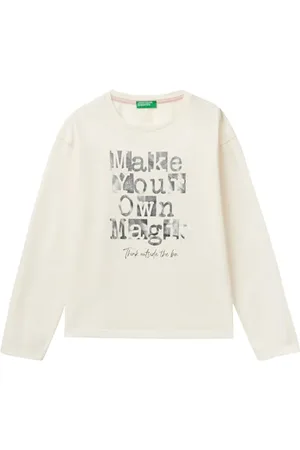 Benetton T-Shirt M/L 3ATNC10M2, , 160 cm Bambina