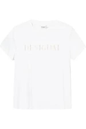 Desigual Maglietta da Donna a Maniche Corte T-Shirt