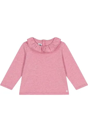Petit Bateau A0BOS Camicetta A Maniche Lunghe Bimba 0-24 12 Mesi