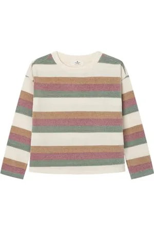 Springfield Camiseta chenilla Rayas Niño T-Shirt, , 11 Anni Bambina