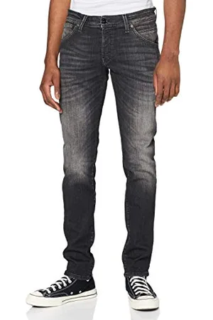JACK & JONES Jjiglenn Jjfox Bl 655 50sps Noos, Jeans, (Black Denim), 32W / 34L
