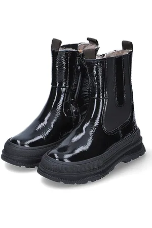 Bisgaard Mila Lamb, Stivali alla Moda Bambina, Nero Nero Vernice, 28 EU