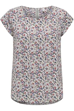 ONLY Onlvic S/S AOP Top Noos Ptm, , 52 Donna