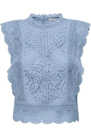ONLY Onlkaro S/L Lace Top Noos Wvn, , XXL Donna