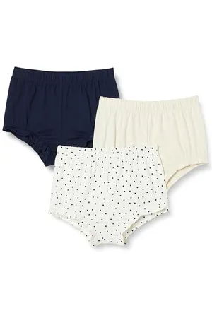 Amazon Pantaloncini Bloomer in Cotone Bambine e ragazze, Pacco da 3, , 3 anni
