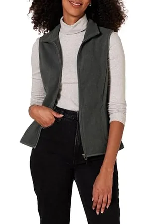 Amazon Gilet in Morbido Pile Senza Maniche dalla vestibilità Classica (Disponibile in Taglie Forti) Donna, , XXL