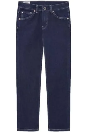 Pepe Jeans Slim Jeans Jr Pb202136, (Denim-br0), 16 Anni Bambino