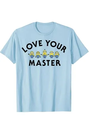 Minions La lineup dei Love Your Master Minions Maglietta