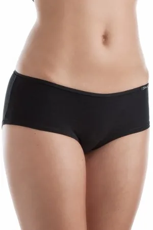 Skiny Damen Panty 2er Pack Cotton Advantage Slip, Black, 42 (Pacco da 2) Donna
