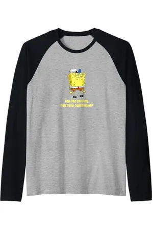 Spongebob Sponge Bob - Ti piace giocare Maglia con Maniche Raglan