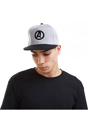 Marvel Avengers Logo Berretto da Baseball, (Grey/Black GBK), Taglia Unica Uomo