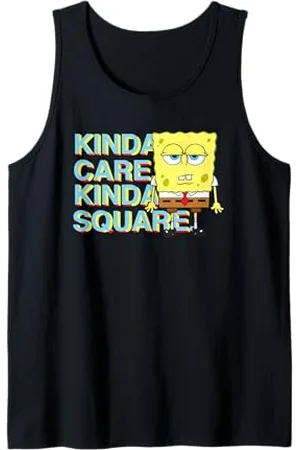 Spongebob Sponge Bob - Kinda Care Kinda Square Canotta