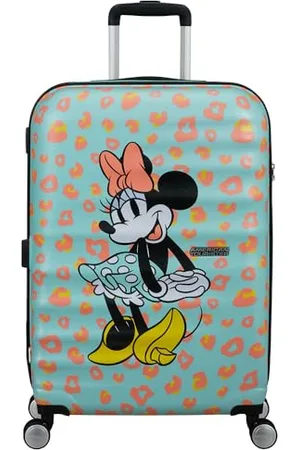 American Tourister Wavebreaker Disney FL - Spinner M, Suitcase, 67 cm, 64 L, (Minnie Pastel Dots)