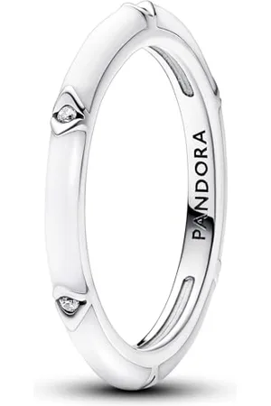 PANDORA ME Anello in argento Sterling con zirconia cubica trasparente e smalto , 60