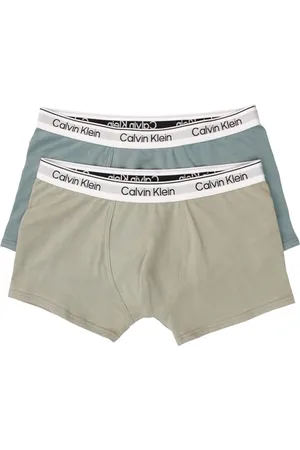 Calvin Klein Jeans Boys 2PK Trunk B70B700506, (Laureloak/Trooper), 12-14