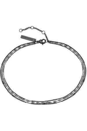 liebeskind Berlin, cavigliera in acciaio inox, regolabile da 23 cm a 27 cm, 27 cm, Acciaio inossidabile, Nessuna pietra preziosa