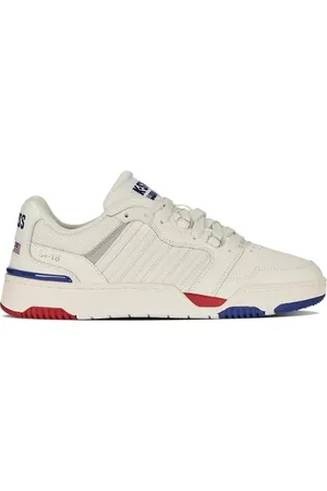 K-Swiss Si-18 Rival, Scarpe da Ginnastica Uomo, Biancaneve, Colore Rosso, 45 EU