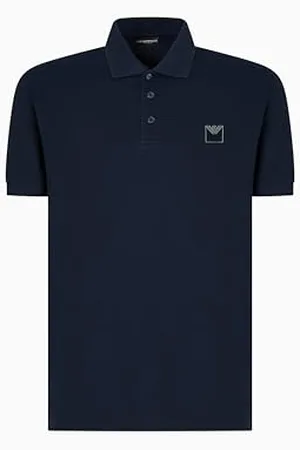 Emporio Armani Satin Label Polo Beachwear Uomo, , XL