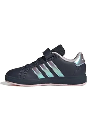 adidas Grand Court 2.0 Shoes Children, Scarpe da Tennis, AURINK/IRIDESCEN/CLEARPINK, 31 EU