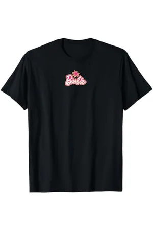 Barbie Logo Palma Rosa Maglietta