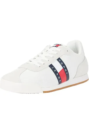 Tommy Hilfiger Donna Sneakers da Runner Low Profile Scarpe Sportive, Bianco (Ecru), 41