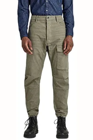G-Star Uomo Bearing 3D Cargo Pants, (dk shamrock gd D21483-D111-B563), 33W / 30L