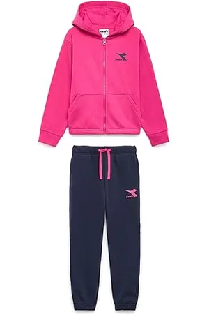 Diadora JG. Tracksuit HD FZ Gloss, , XS Bambine e Ragazze